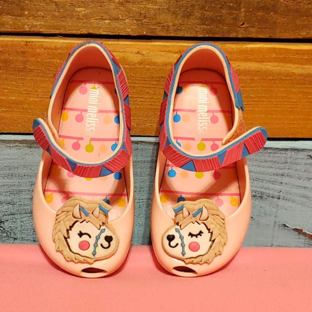 Mini melissa LLAMA shoes!